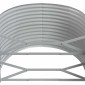 vidaXL Ζαρντινιέρα Καφέ 322x100x68 εκ. Ατσάλι με Ηλεκτρ. Βαφή Πούδρας
