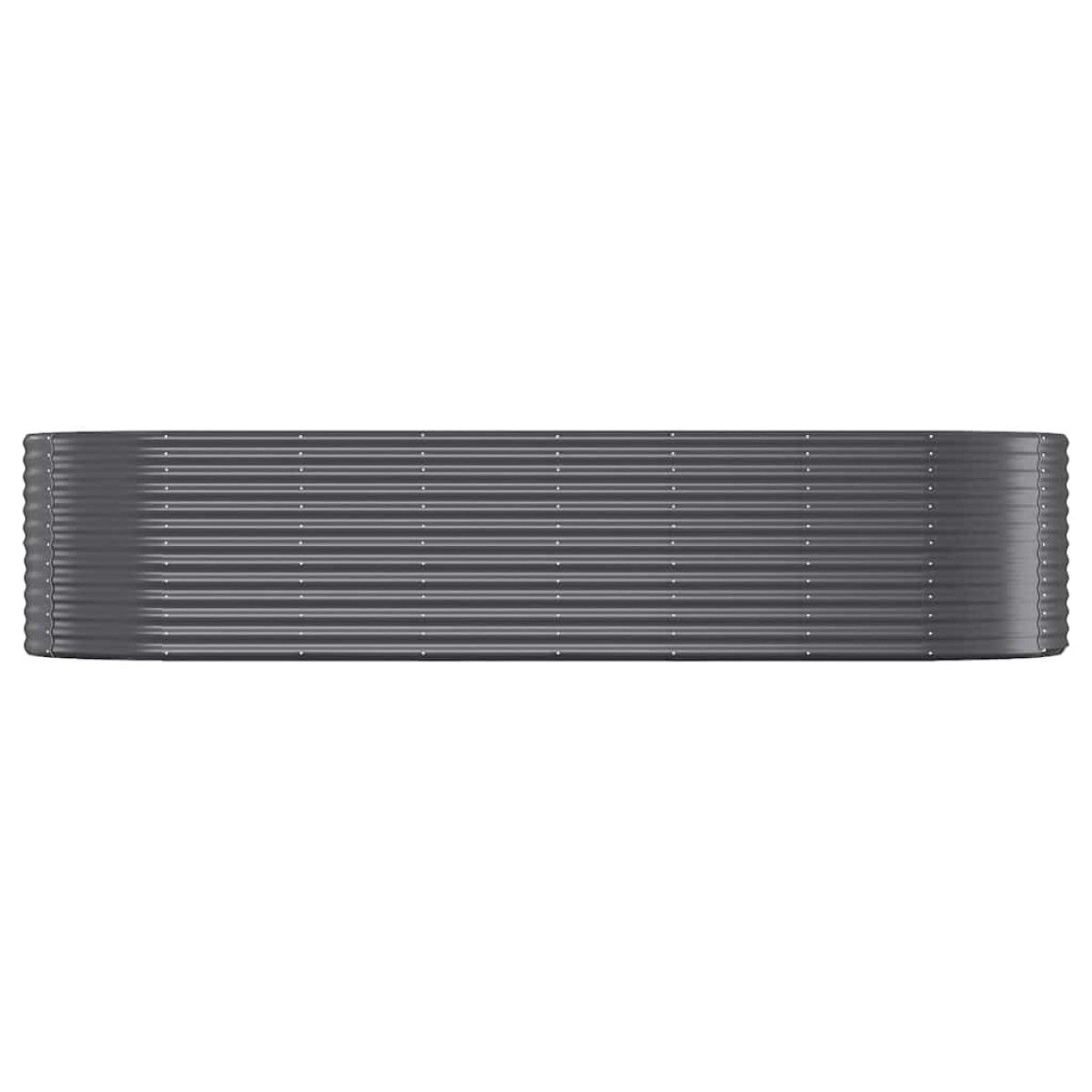 vidaXL Ζαρντινιέρα Ανθρακί 322x40x68 εκ Ατσάλι με Ηλεκτρ. Βαφή Πούδρας