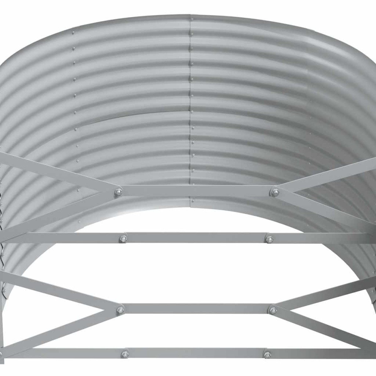 vidaXL Ζαρντινιέρα Ανθρακί 322x40x68 εκ Ατσάλι με Ηλεκτρ. Βαφή Πούδρας
