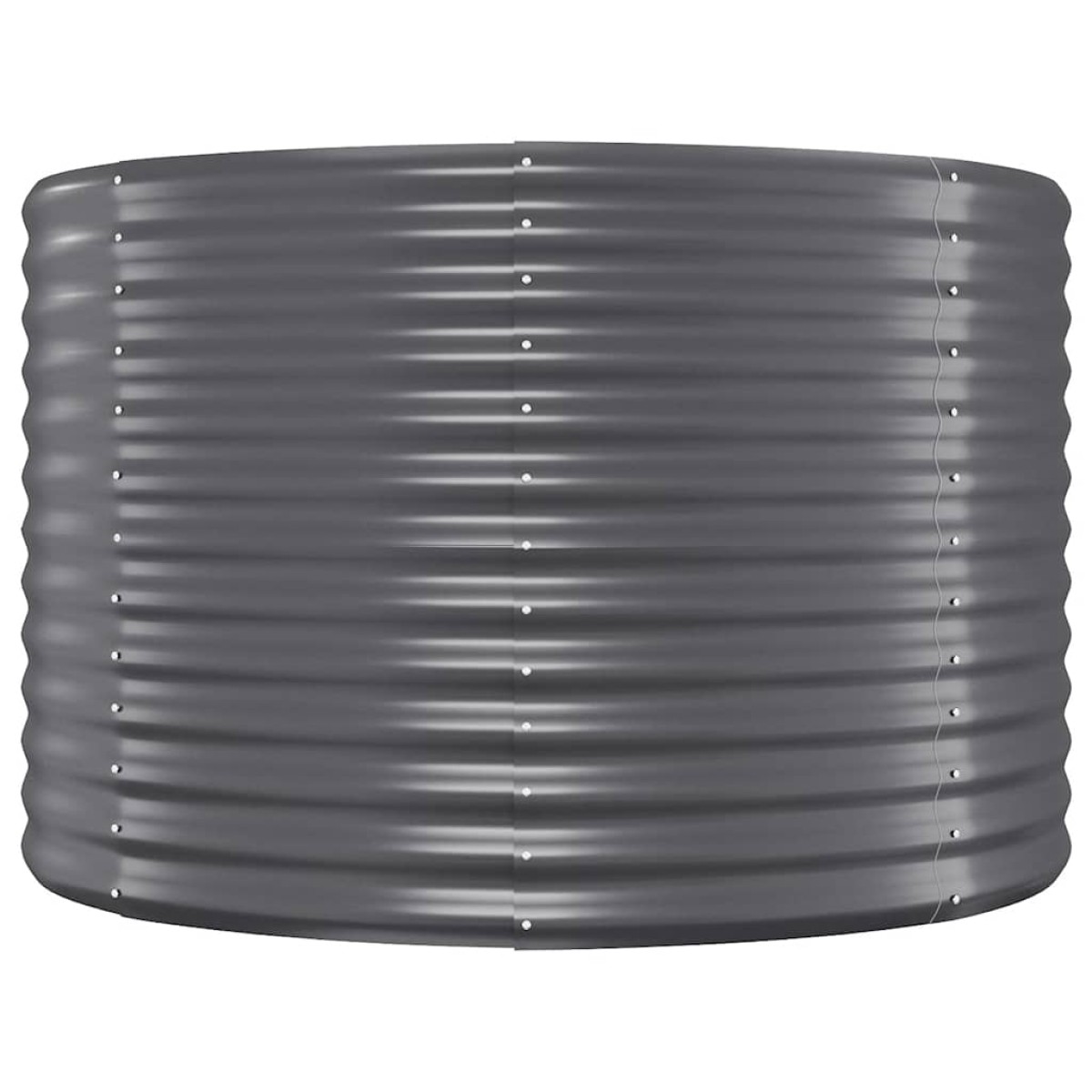 vidaXL Ζαρντινιέρα Ανθρακί 396x100x68εκ Ατσάλι με Ηλεκτρ. Βαφή Πούδρας