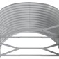 vidaXL Ζαρντινιέρα Ανθρακί 396x100x68εκ Ατσάλι με Ηλεκτρ. Βαφή Πούδρας