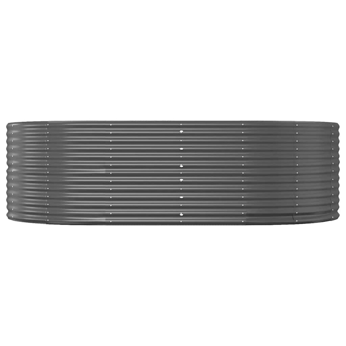 vidaXL Ζαρντινιέρα Ανθρακί 212x140x68εκ Ατσάλι Με Ηλεκτρ. Βαφή Πούδρας