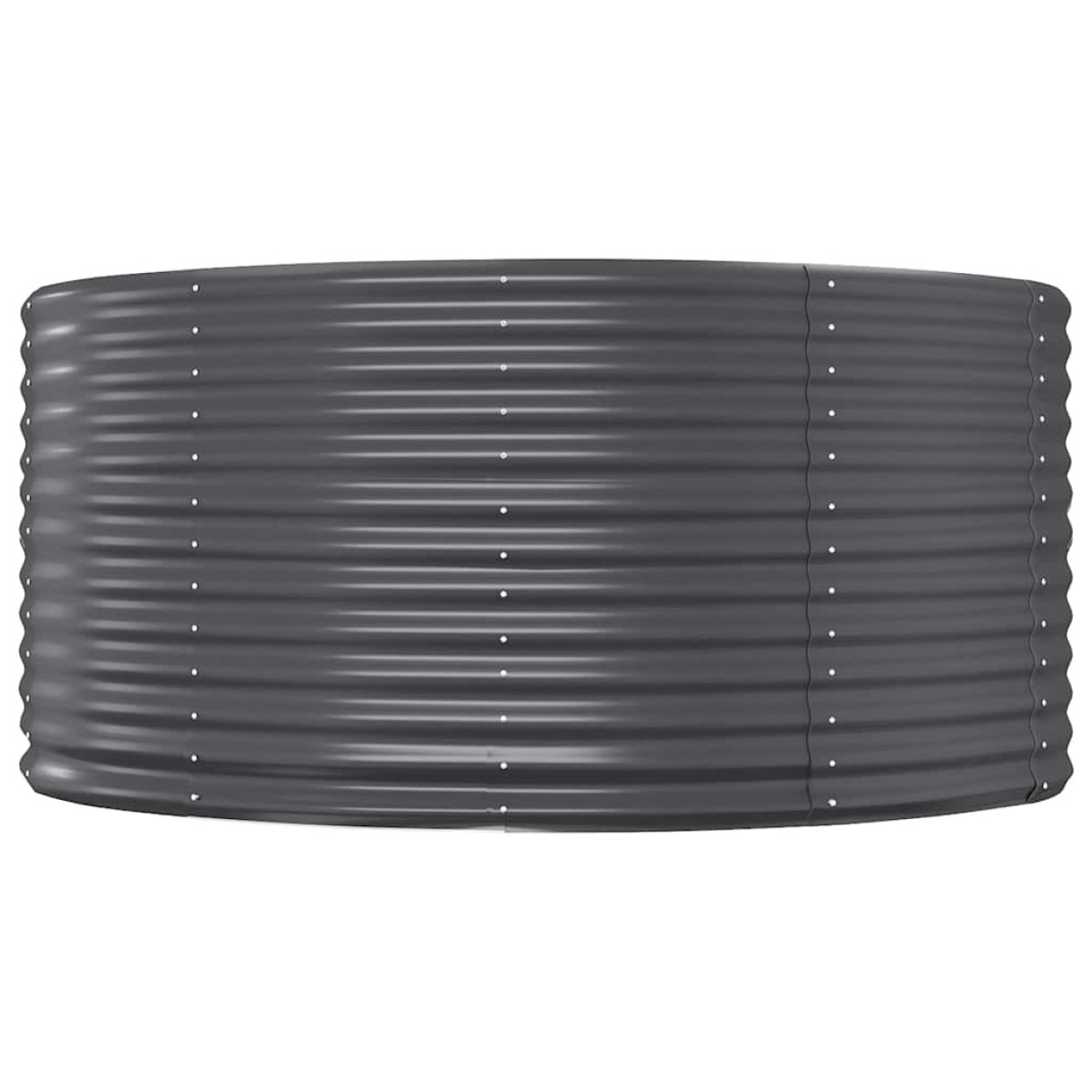 vidaXL Ζαρντινιέρα Ανθρακί 212x140x68εκ Ατσάλι Με Ηλεκτρ. Βαφή Πούδρας