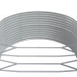 vidaXL Ζαρντινιέρα Γκρι 291x140x68 εκ. Ατσάλι με Ηλεκτρ. Βαφή Πούδρας