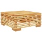 vidaXL Τραπεζάκι Κήπου 69,5x69,5x31 εκ. από Μασίφ Ξύλο Teak