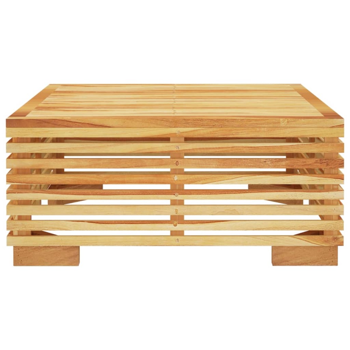 vidaXL Τραπεζάκι Κήπου 69,5x69,5x31 εκ. από Μασίφ Ξύλο Teak