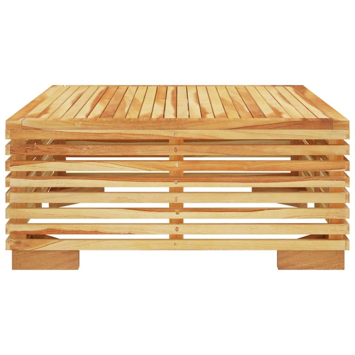 vidaXL Τραπεζάκι Κήπου 69,5x69,5x31 εκ. από Μασίφ Ξύλο Teak