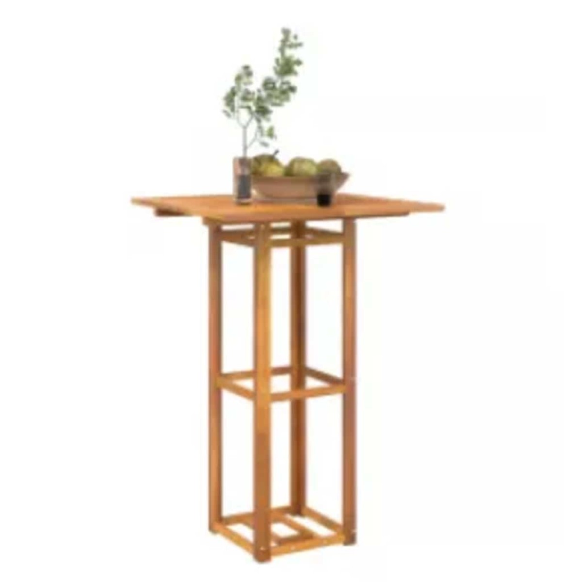 vidaXL Τραπέζι Bistro 75 x 75 x 110 εκ. από Μασίφ Ξύλο Ακακίας