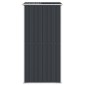 vidaXL Αποθήκη Κήπου Ανθρακί 192x108x223 εκ. Γαλβανισμένο Ατσάλι