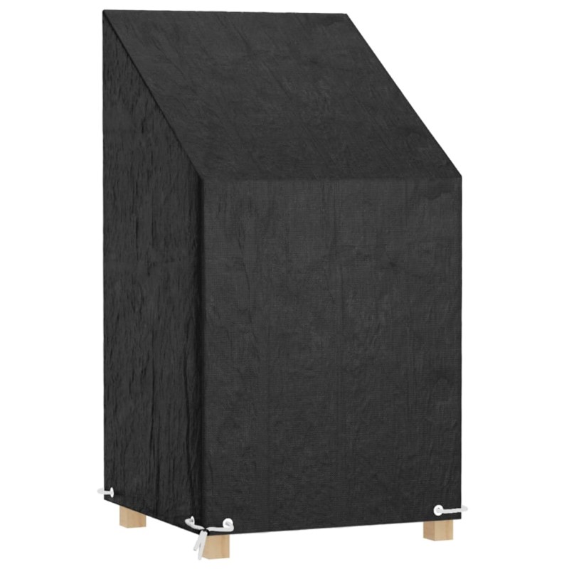 vidaXL Κάλυμμα Καρέκλας με 8 Κρίκους 65x65x80/120 εκ. Πολυαιθυλένιο