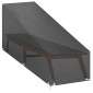 vidaXL Κάλυμμα Ξαπλώστρας με 12 Κρίκους 205x75x40/70 εκ. Πολυαιθυλένιο