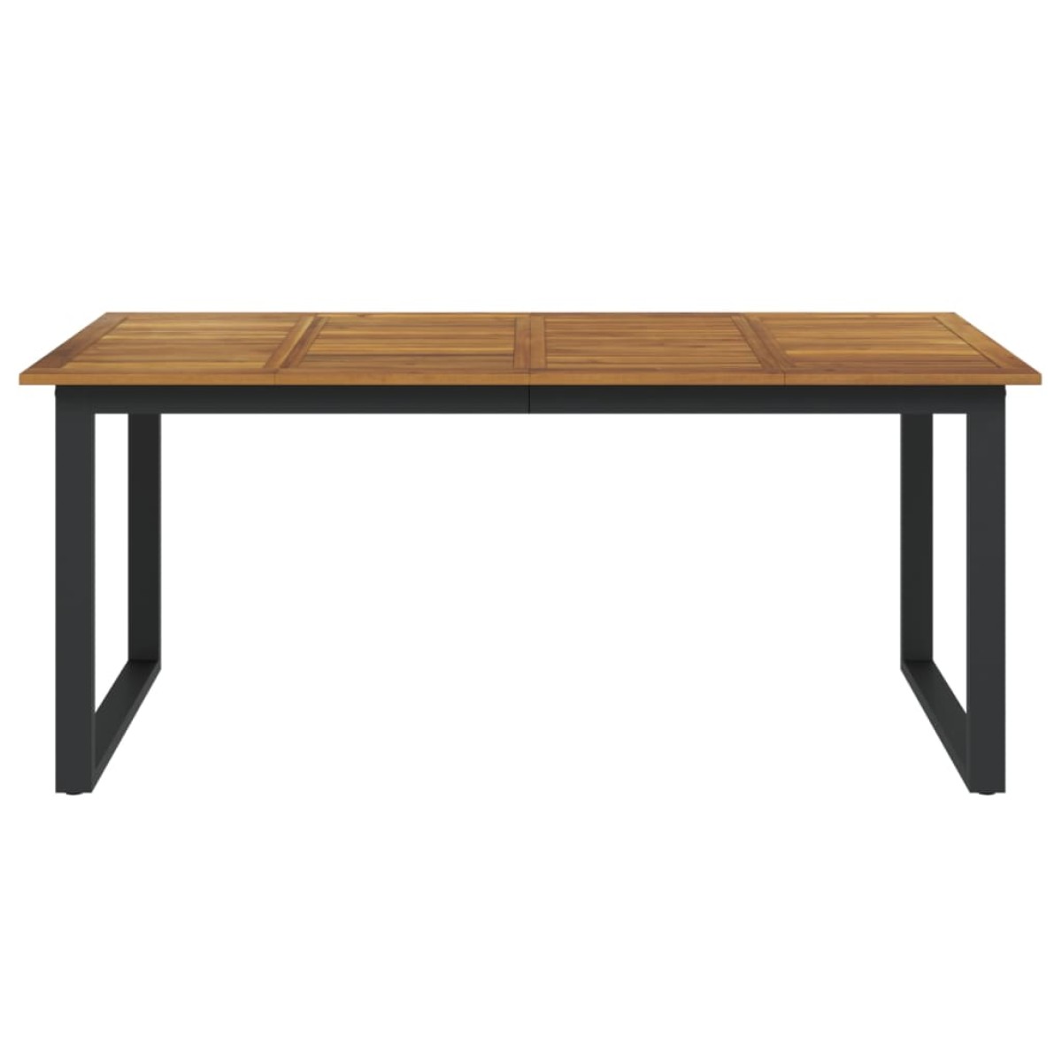 vidaXL Τραπέζι Κήπου Με Πόδια σε Σχήμα U 180x90x75 εκ. Μασίφ Ακακία