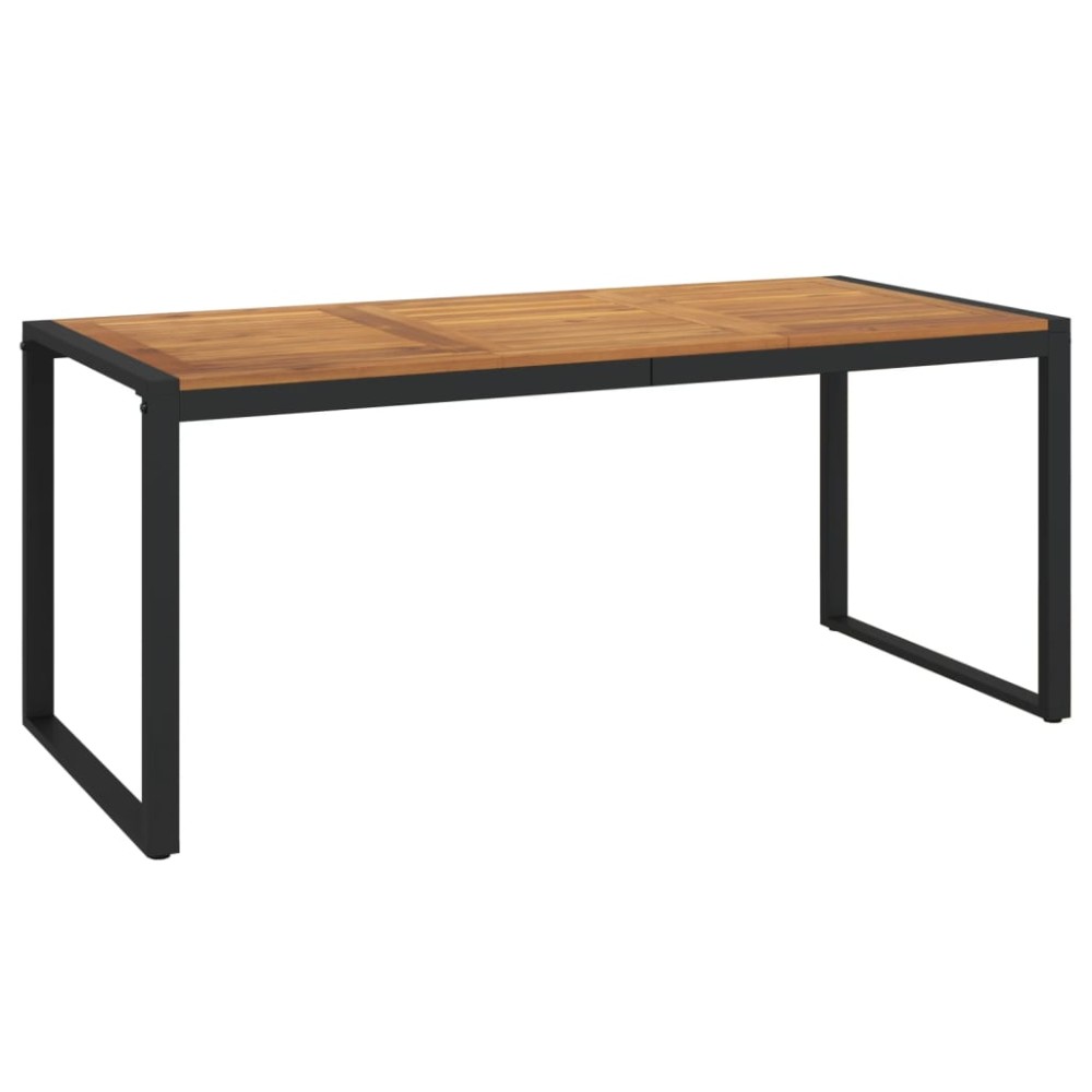 vidaXL Τραπέζι Κήπου Με Πόδια σε Σχήμα U 180x90x75 εκ. Μασίφ Ακακία