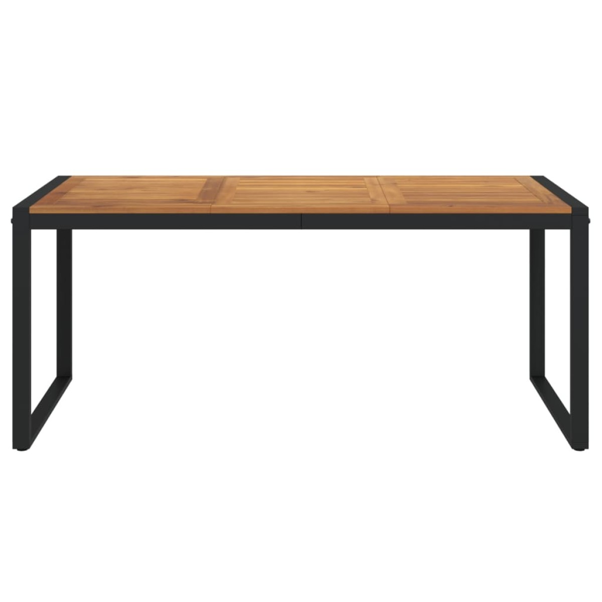 vidaXL Τραπέζι Κήπου Με Πόδια σε Σχήμα U 180x90x75 εκ. Μασίφ Ακακία