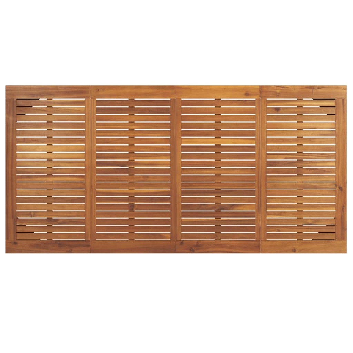vidaXL Τραπέζι Κήπου Με Πόδια Φουρκέτα 180x90x75 εκ. Μασίφ Ακακία