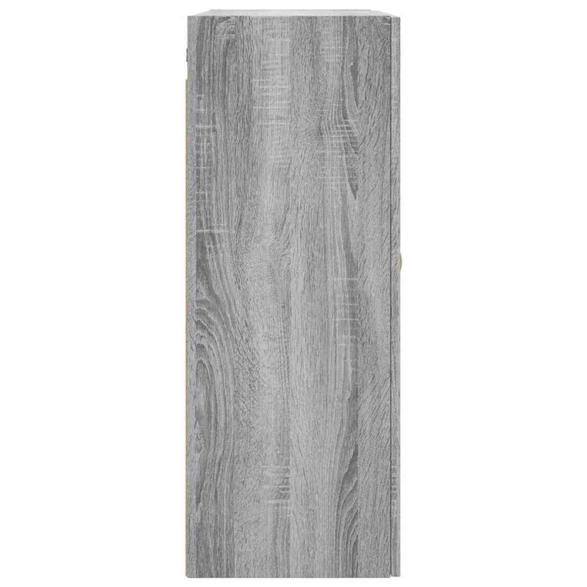 vidaXL Ντουλάπια Τοίχου 2 τεμ. Γκρι Sonoma 69,5 x 34 x 90 εκ.