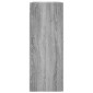 vidaXL Ντουλάπια Τοίχου 2 τεμ. Γκρι Sonoma 69,5 x 34 x 90 εκ.