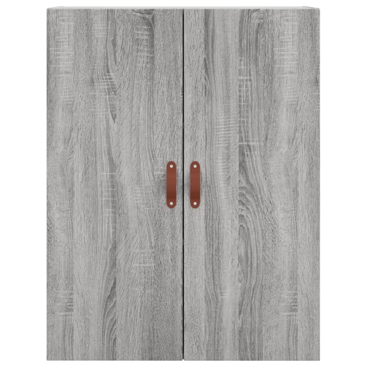 vidaXL Ντουλάπι Γκρι Sonoma 69,5 x 34 x 180 εκ. Επεξεργασμένο Ξύλο