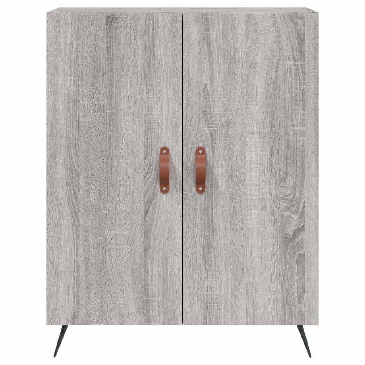 vidaXL Ντουλάπι Γκρι Sonoma 69,5 x 34 x 180 εκ. Επεξεργασμένο Ξύλο