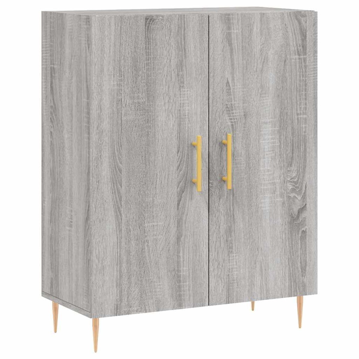 vidaXL Ντουλάπι Γκρι Sonoma 69,5 x 34 x 180 εκ. Επεξεργασμένο Ξύλο