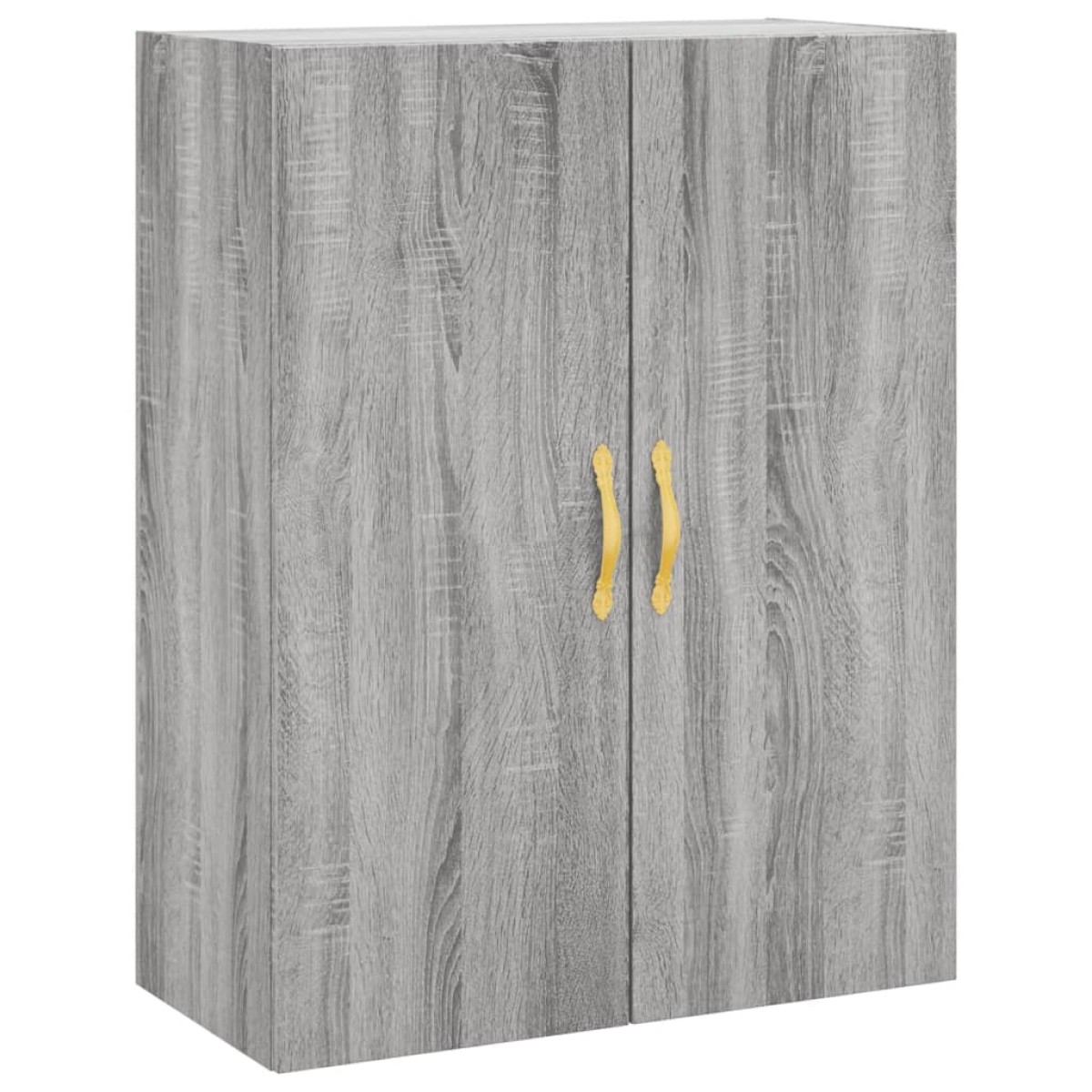 vidaXL Ντουλάπι Γκρι Sonoma 69,5 x 34 x 180 εκ. Επεξεργασμένο Ξύλο