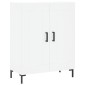vidaXL Ντουλάπι Λευκό 69,5x34x180 εκ. από Επεξεργασμένο Ξύλο