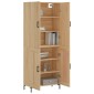 vidaXL Ντουλάπι Sonoma δρυς 69,5 x 34 x 180 εκ. από Επεξεργασμένο Ξύλο