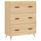 vidaXL Ντουλάπι Sonoma δρυς 69,5 x 34 x 180 εκ. από Επεξεργασμένο Ξύλο
