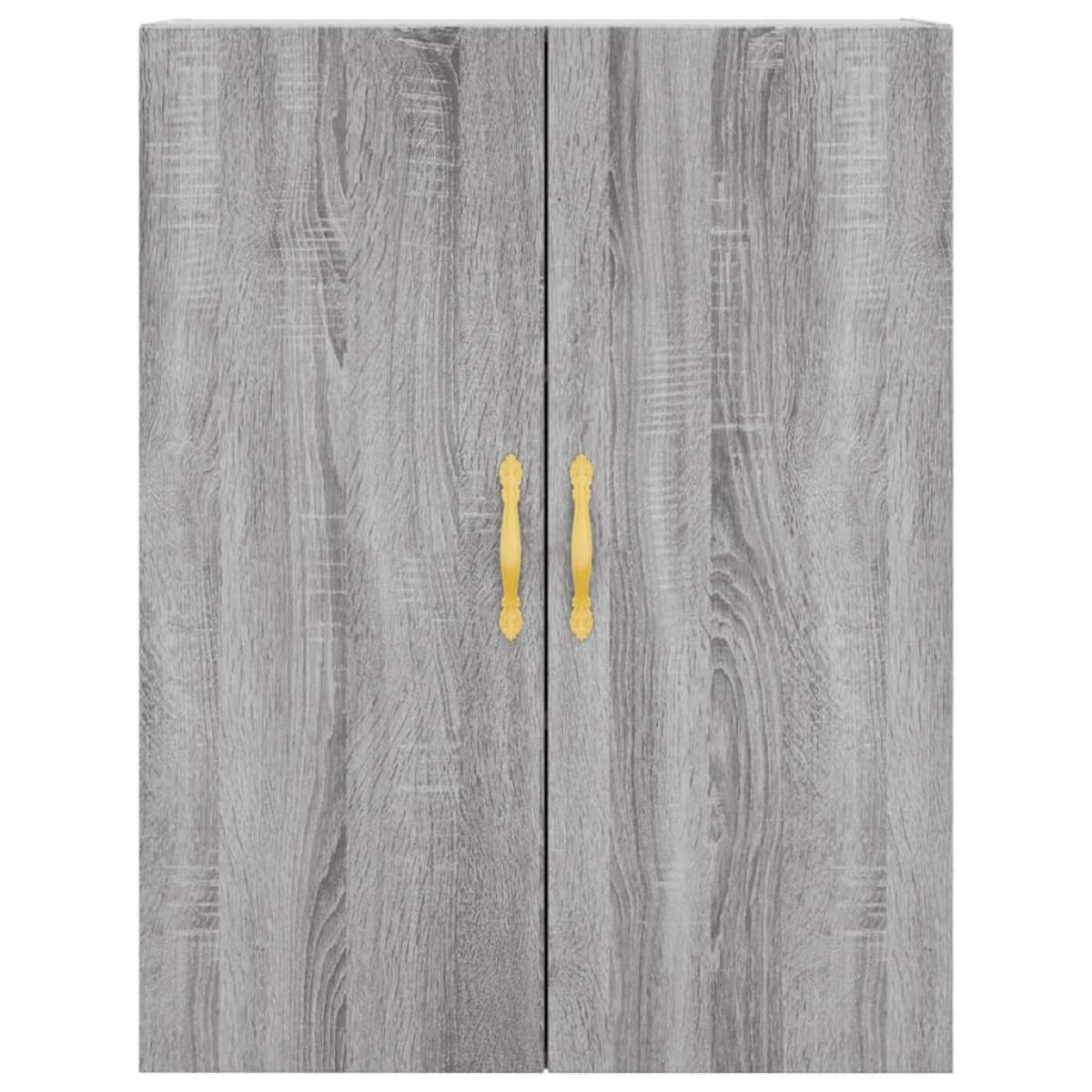vidaXL Ντουλάπι Γκρι Sonoma 69,5 x 34 x 180 εκ. Επεξεργασμένο Ξύλο