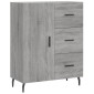 vidaXL Ντουλάπι Γκρι Sonoma 69,5 x 34 x 180 εκ. Επεξεργασμένο Ξύλο