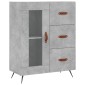 vidaXL Ντουλάπι Γκρι Σκυροδέματος 69,5x34x180 εκ. Επεξεργασμένο Ξύλο