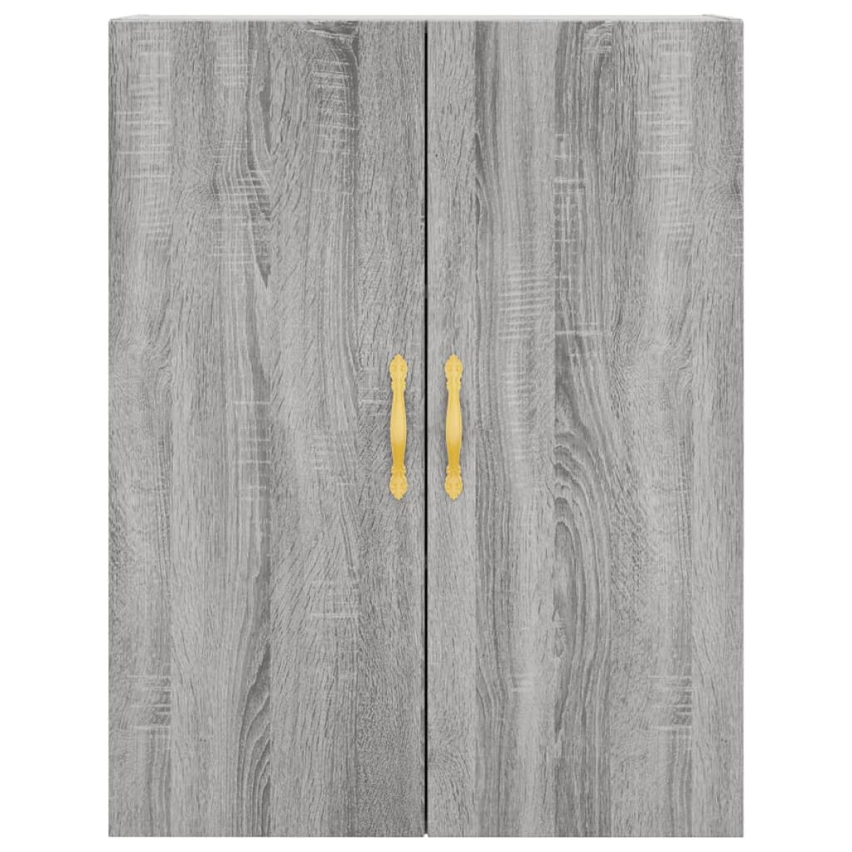 vidaXL Ντουλάπι Γκρι Sonoma 69,5 x 34 x 180 εκ. Επεξεργασμένο Ξύλο