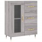 vidaXL Ντουλάπι Γκρι Sonoma 69,5 x 34 x 180 εκ. Επεξεργασμένο Ξύλο