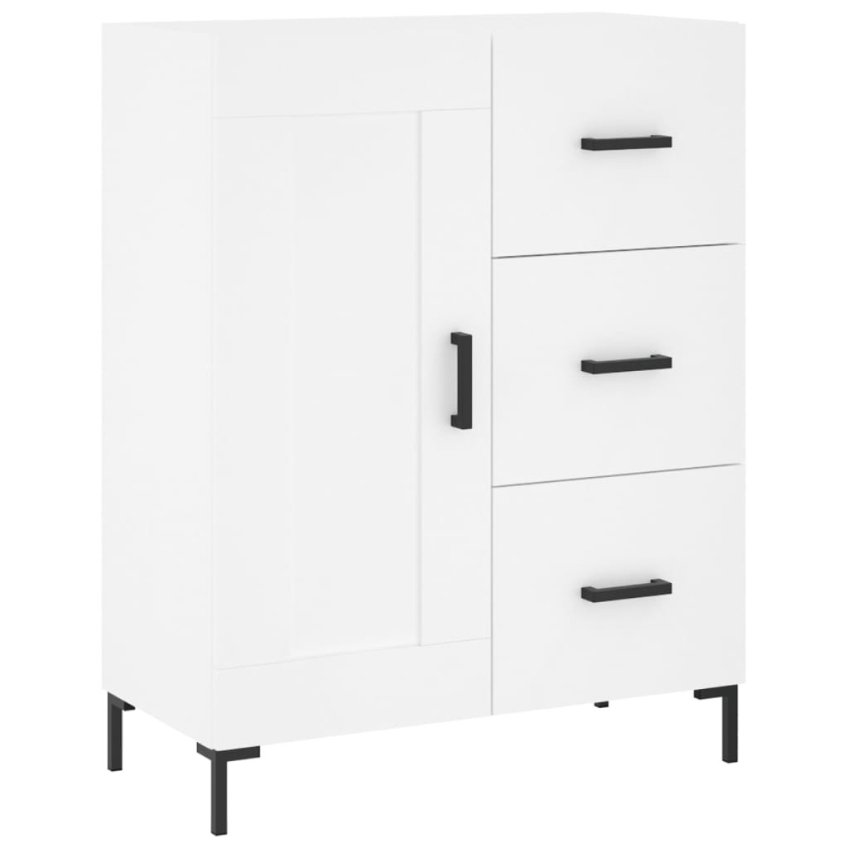 vidaXL Ντουλάπι Λευκό 69,5x34x180 εκ. από Επεξεργασμένο Ξύλο