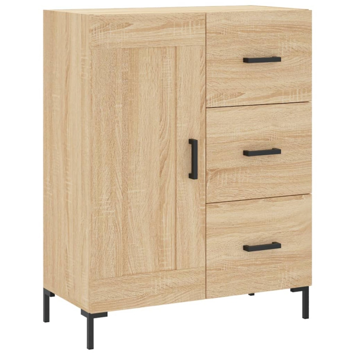 vidaXL Ντουλάπι Sonoma δρυς 69,5 x 34 x 180 εκ. από Επεξεργασμένο Ξύλο