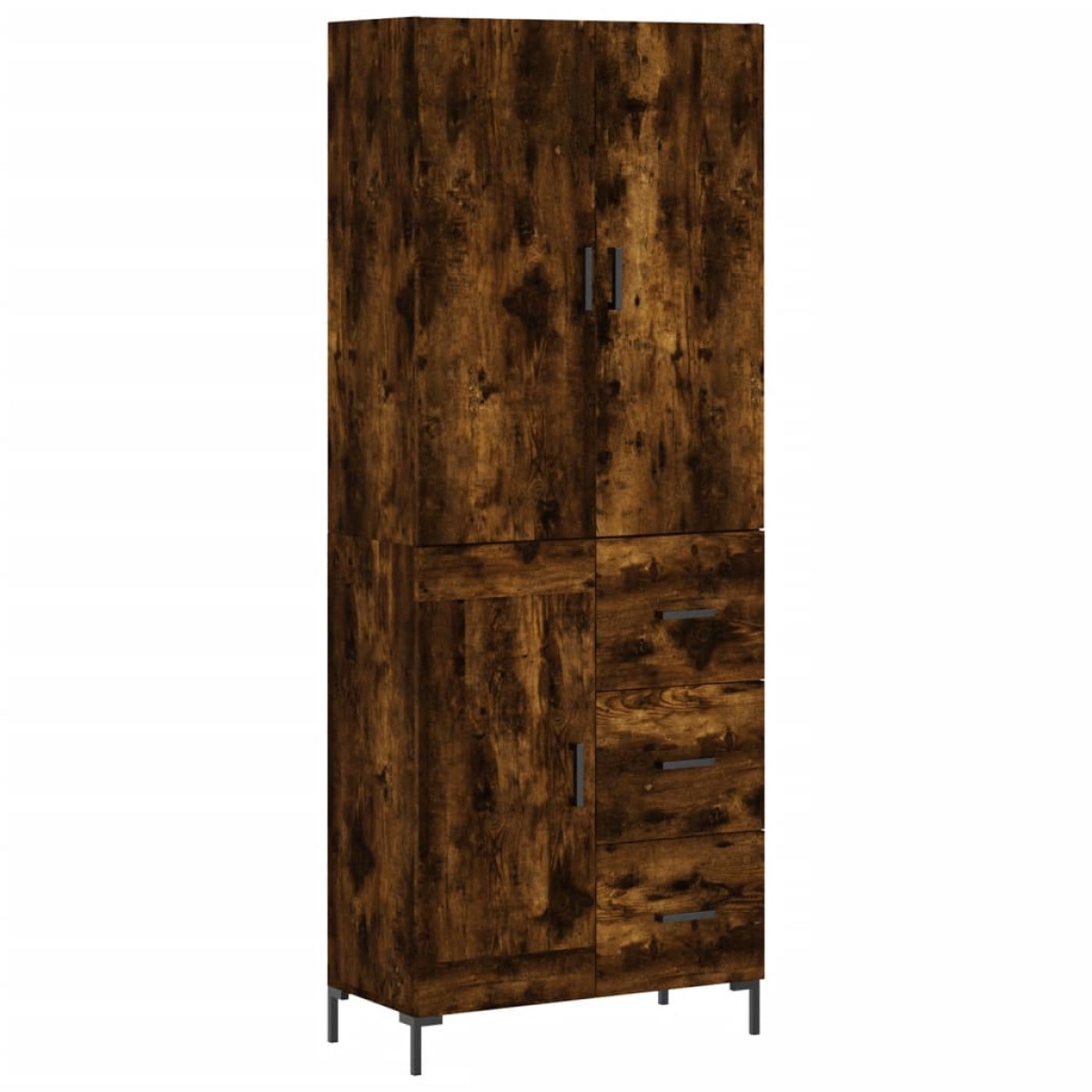 vidaXL Ντουλάπι Καπνιστή Δρυς 69,5x34x180 εκ. από Επεξεργασμένο Ξύλο