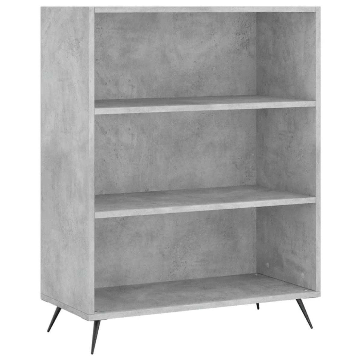 vidaXL Ντουλάπι Γκρι Σκυροδέματος 69,5x34x180 εκ. Επεξεργασμένο Ξύλο