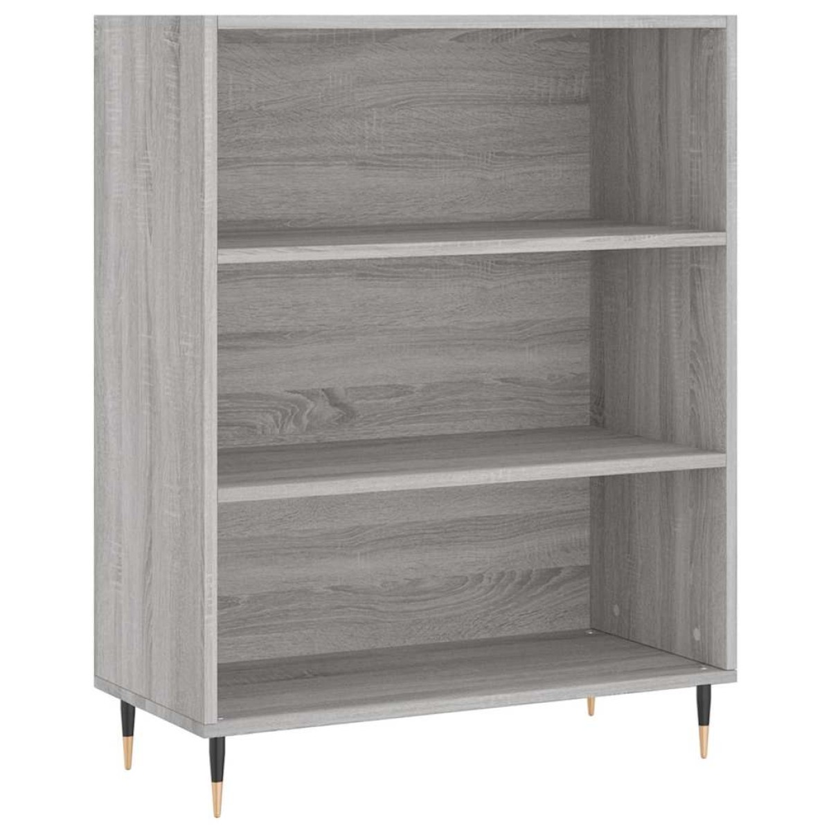 vidaXL Ντουλάπι Γκρι Sonoma 69,5 x 34 x 180 εκ. Επεξεργασμένο Ξύλο