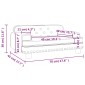 vidaXL Καναπές Παιδικός Κρεμ 70 x 45 x 30 εκ. από Συνθετικό Δέρμα