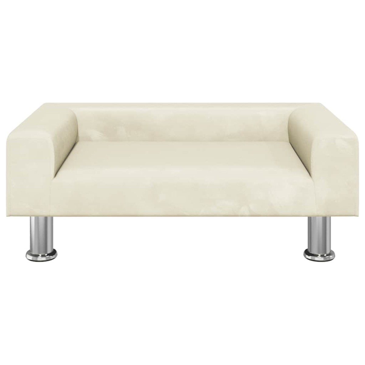 vidaXL Καναπές Παιδικός Κρεμ 70 x 45 x 26,5 εκ. από Βελούδο