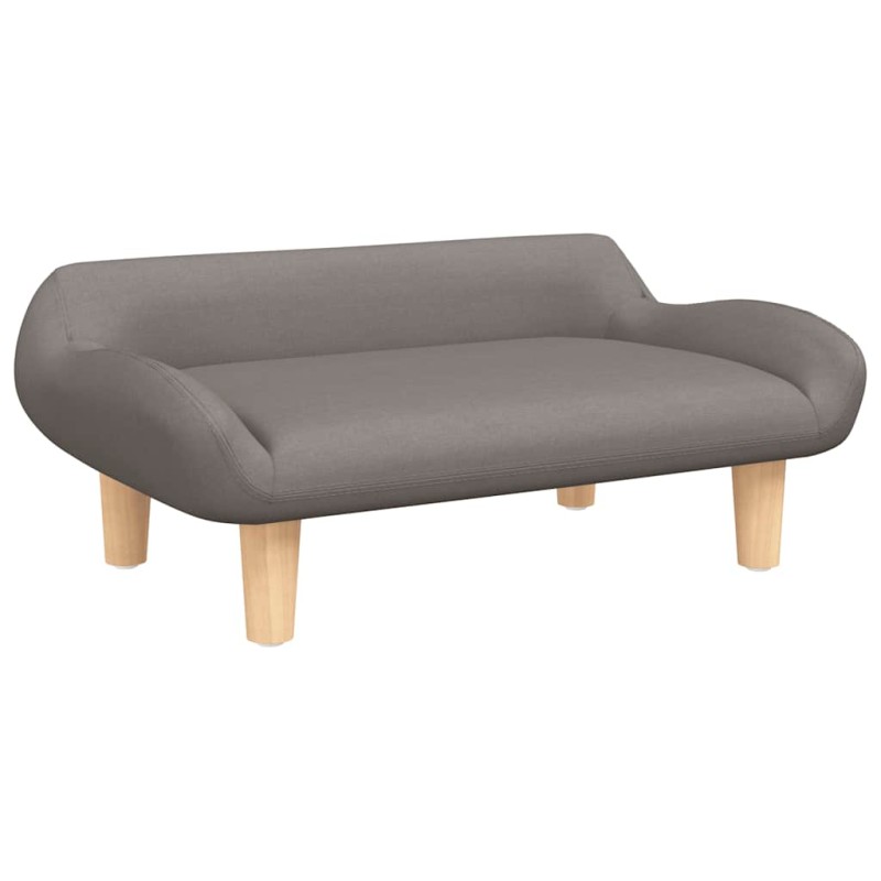 vidaXL Καναπές Παιδικός Taupe 70x40x24 εκ. από Υφασμάτινη