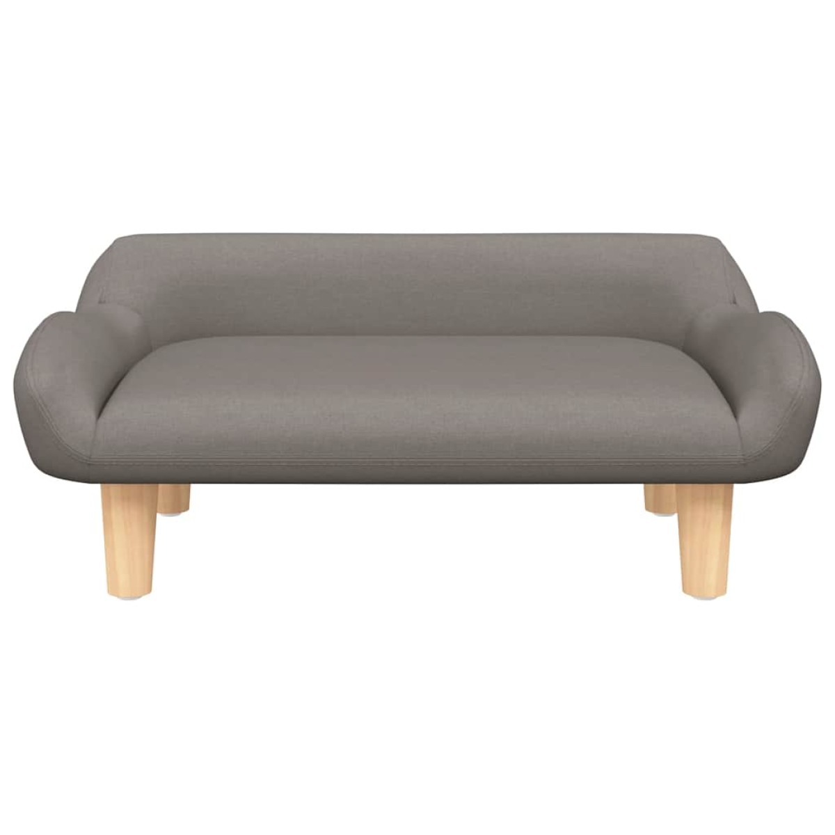 vidaXL Καναπές Παιδικός Taupe 70x40x24 εκ. από Υφασμάτινη
