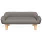 vidaXL Καναπές Παιδικός Taupe 70x40x24 εκ. από Υφασμάτινη