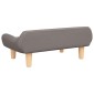 vidaXL Καναπές Παιδικός Taupe 70x40x24 εκ. από Υφασμάτινη