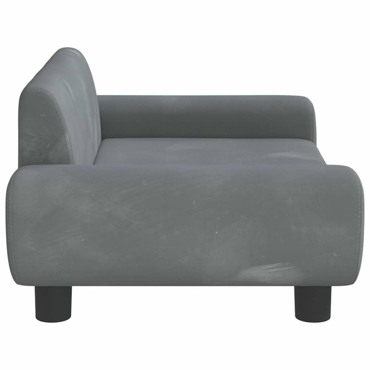 vidaXL Καναπές Παιδικός Σκούρο Γκρι 70 x 45 x 33 εκ. από Βελούδο