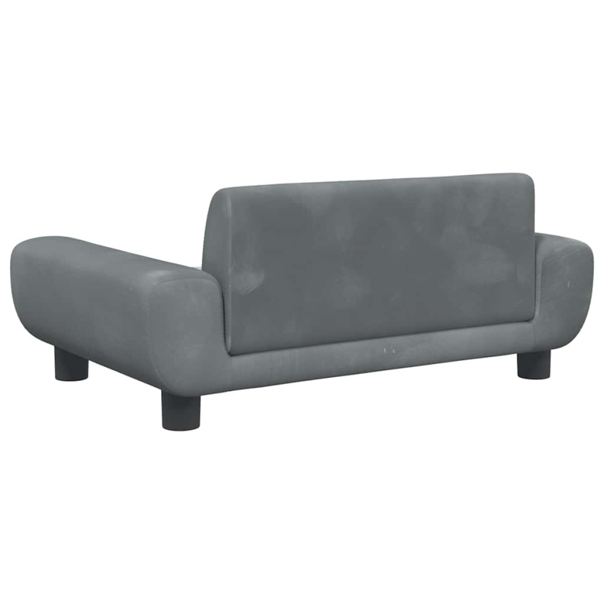vidaXL Καναπές Παιδικός Σκούρο Γκρι 70 x 45 x 33 εκ. από Βελούδο