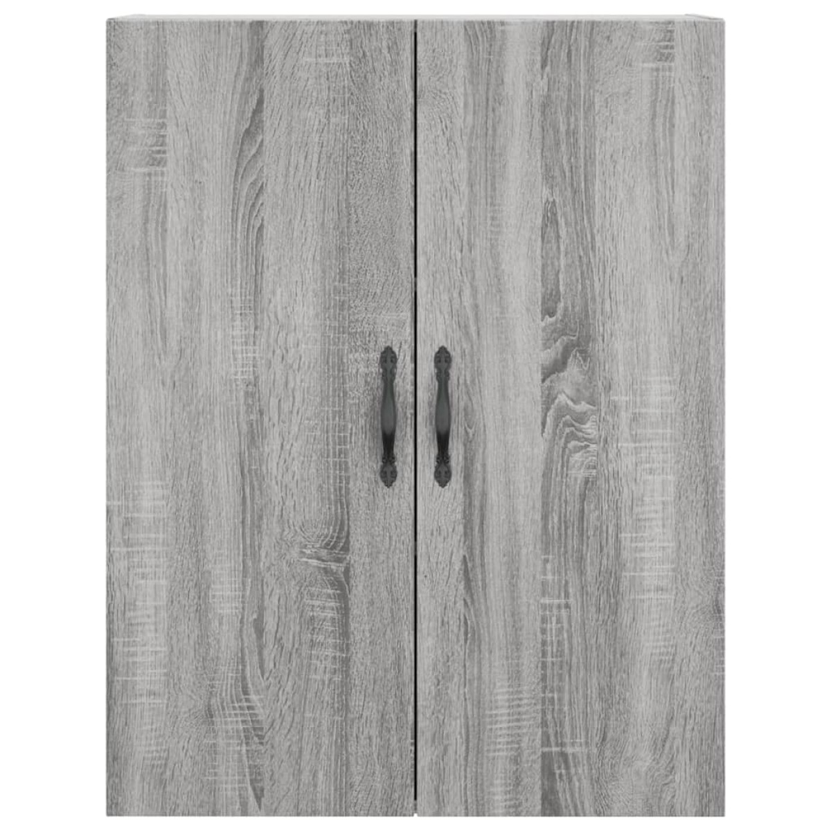vidaXL Ντουλάπι Γκρι Sonoma 69,5 x 34 x 180 εκ. Επεξεργασμένο Ξύλο