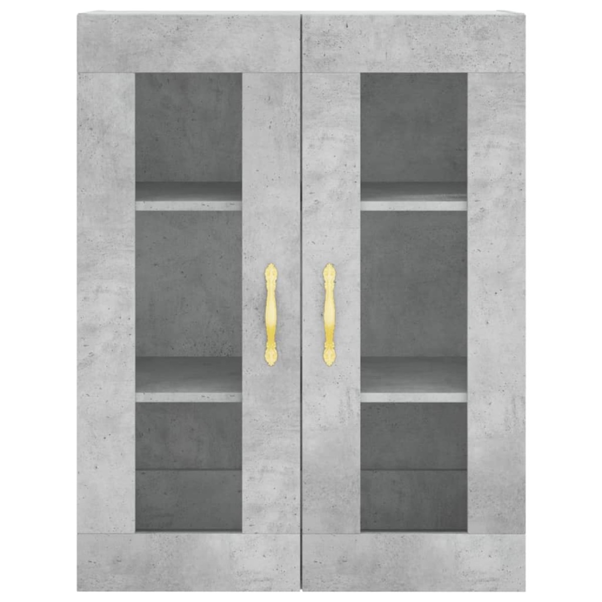 vidaXL Ντουλάπι Γκρι Σκυροδέματος 69,5x34x180 εκ. Επεξεργασμένο Ξύλο