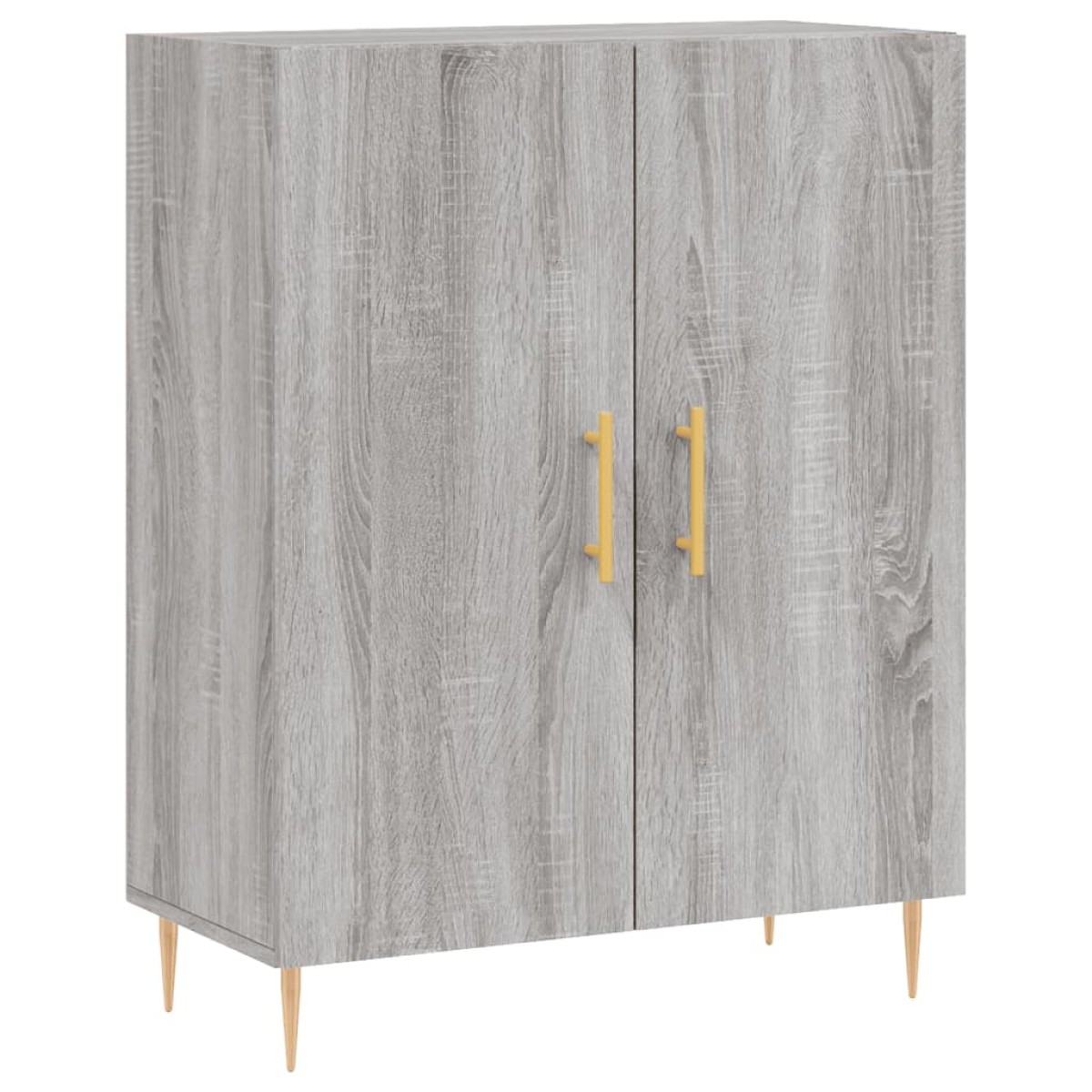 vidaXL Ντουλάπι Γκρι Sonoma 69,5 x 34 x 180 εκ. Επεξεργασμένο Ξύλο