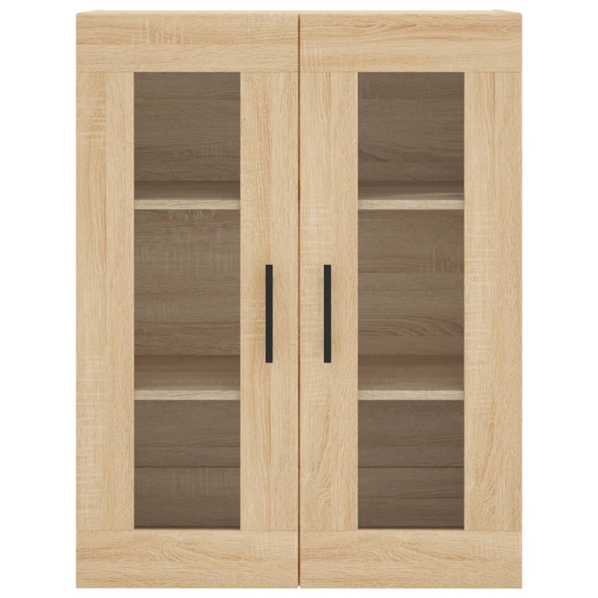 vidaXL Ντουλάπι Sonoma δρυς 69,5 x 34 x 180 εκ. από Επεξεργασμένο Ξύλο